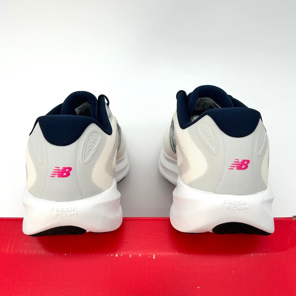 New Balance Fresh Foam 680 v9 Womens Running Shoes Sz. 6.5 White Orange Pink NEW - Picture 4 of 7